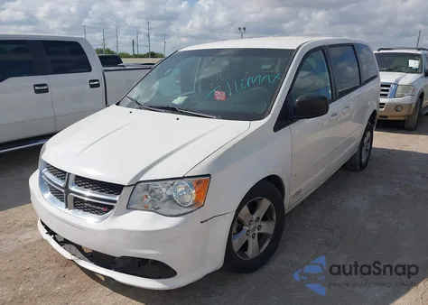 2013 Dodge Grand Caravan Se из США, поврежденный, VIN 2C4RDGBG5DR633233